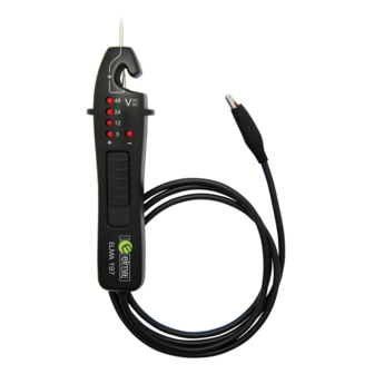 Auto Spanningzoeker 3V-48V - Elma 197 Digitale Voltage Tester voor Auto &amp; E-Bike