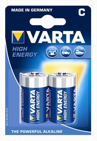 Varta high energy, LR14 batterij