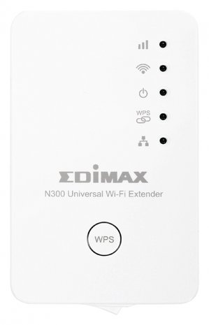 Draadloze WiFi Repeater / Extender N300 2.4 GHz 10/100 Mbit Wit