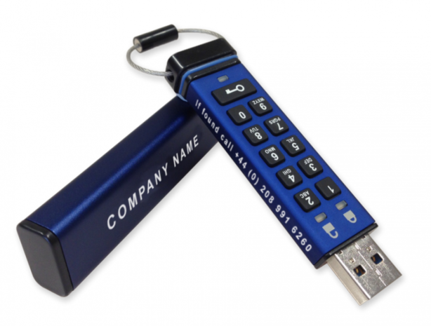 datAshur PRO beveiligde USB 3.0 stick met PIN code 16GB
