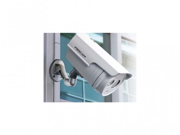 foscam FI9803P, ip video camera voor dag en nacht surveillance met gratis app_zijaanzicht