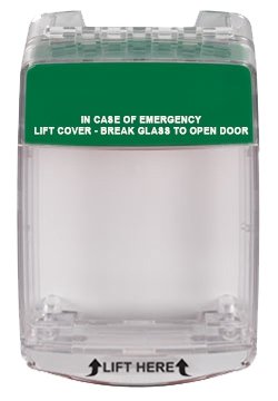 STI Eurostopper Multikit Flushmount - Beschermkap met Sirene - Rood en Groen - Groene inzetstuk