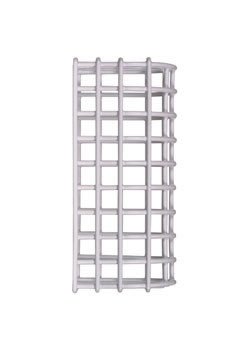 STI-9622 Beschermkooi voor Bewegingsmelder &ndash; Staal &ndash; 222x102x95 mm - Bovenaanzicht