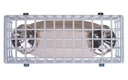 STI-9703 Beschermkooi voor Noodverlichting &ndash; Staal &ndash; 300x150x120mm