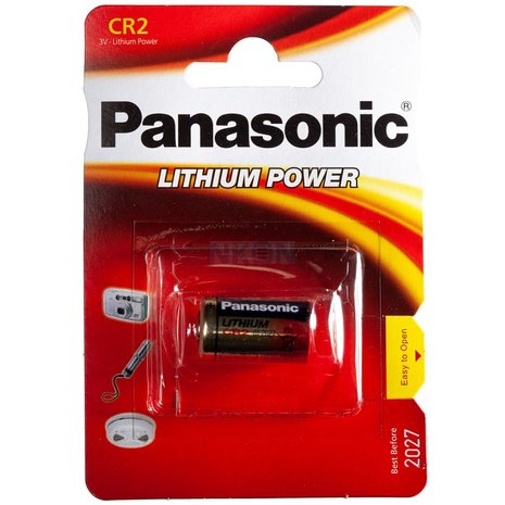 CR2 Lithium batterij 3V, voor alarmsystemen