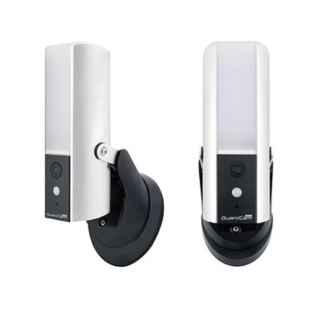 WiFi camera met APP en sensorlamp GuardCam-DECO kleur zilver