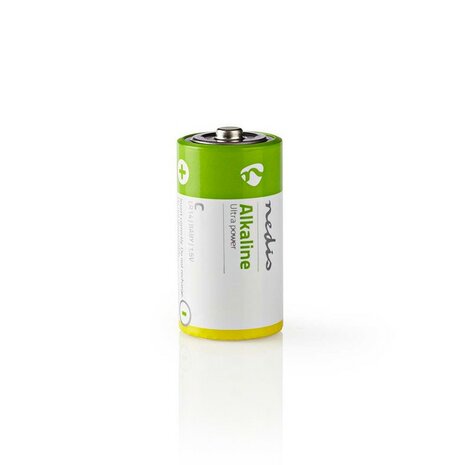 Alkaline batterij C 1.5 V Nedis, blister 2 stuks