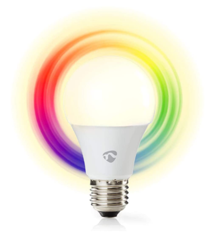 Nedis Wi-Fi Smart Bulb E27 470lm 6W 40W Full Colour Dimbaar