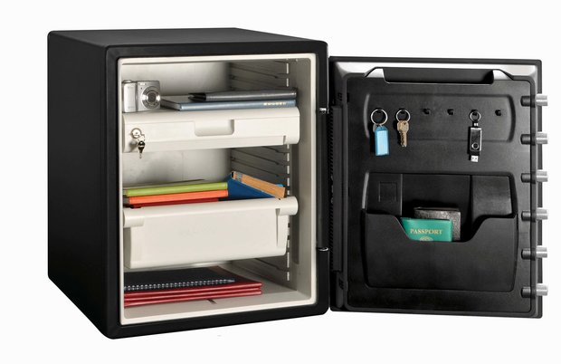 Masterlock Kluis - Kluis Brandwerend - Cijferslot - Brandwerende Kluis - Polymet Kit - 60.5 x 47.2 x 49 cm - Zwart