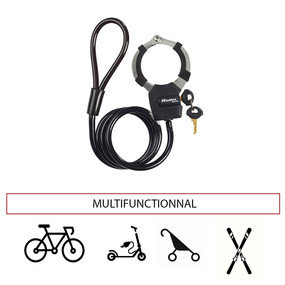 Fietsslot - Slot - Kabelslot - Masterlock 8275EURDPROBLK