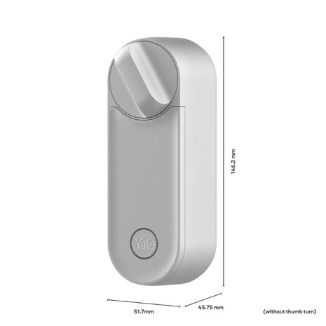 Slim-Deurslot,-Yale-Linus-L2-05/103210/SI-Zilver