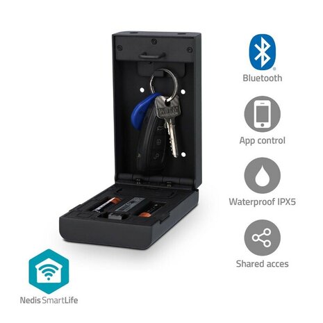 Sleutelkluis | Smart Life | Bluetooth sleutelkluis | BTHKB10BK_binnenaanzicht
