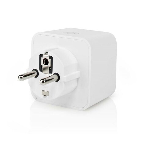 slimme stekker | smart life | smart plug | nedis WIFIP121FWT_achteraanzicht1