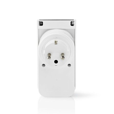 slimme stekker voor buiten | smart life | smart plug | nedis WIFIPO121FWT_achteraanzicht