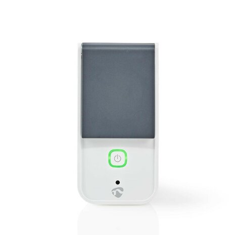 slimme stekker voor buiten | smart life | smart plug | Nedis WIFIPO121FWT_vooraanzicht3