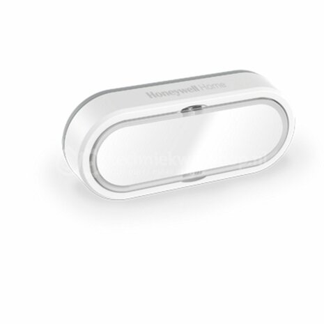 Honeywell DC515S, draadloze compacte deurbel met beldrukker, met geheime klopfunctie drukknop