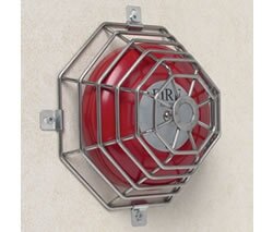 STI-9605 Beschermkorf voor detectors, laag profiel, opbouw, ø180 x 115mm 
