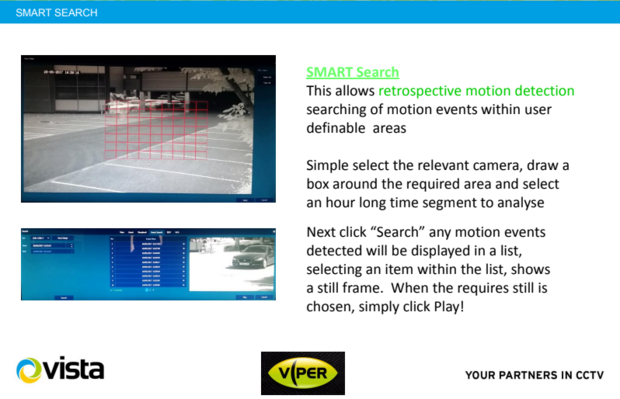 DVR Video Recorder Vista Viper 8 digitaal 2Tb Hd, Vista Viper-HDA-08 smart