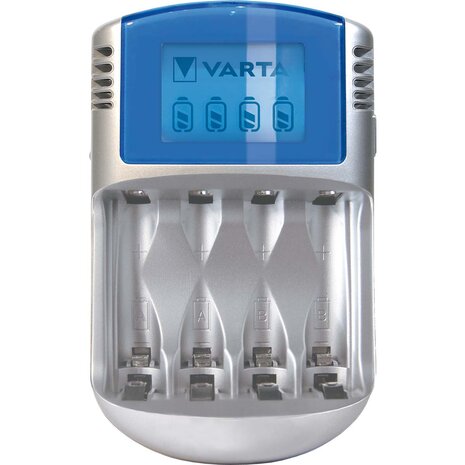 Batterij Lader Varta - voor AA en AAA - met 4x AA HR6 2600 mAh als leeg