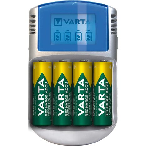 Batterij Lader Varta - voor AA en AAA - met 4x AA HR6 2600 mAh