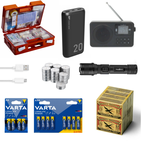 Basis Veiligheid Noodpakket overzicht producten