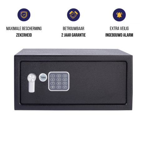 Yale Elektronische Laptopkluis met Alarm - YLC/200/DB2-Algemene-informatie