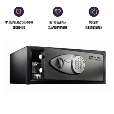 Masterlock X075ML Middelgrote kluis met digitale combinatie