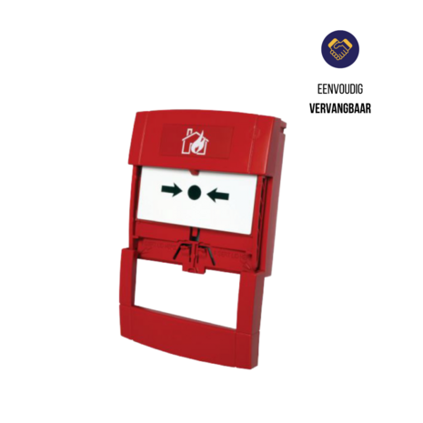 Breekglas voor handbrandmelders met resetsleutels - Handbrandmelder