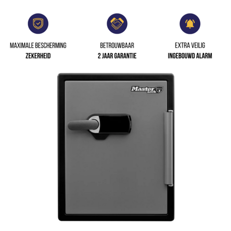 Kluis brandwerend met alarm, Masterlock LFW205TWC