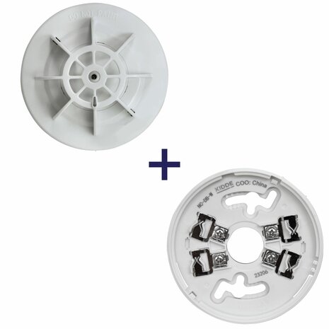 Kidde - Aritech Conventionele Hittemelder - Montagevoet - Sokkel - NC-DPH-W + NC-DB-W