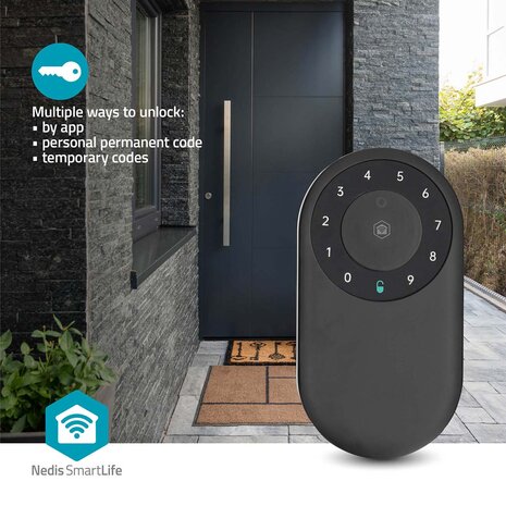 Digitale Bluetooth Sleutelkluis - Smartlife Nedis BTHKB11BK SmartLife