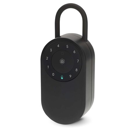 Digitale Bluetooth Sleutelkluis - Smartlife Nedis BTHKB11BK zijaanzicht met beugel