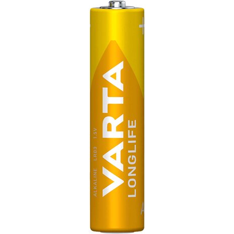 VARTA Longlife Batterijen - AAA - 24 Stuks uitstraling