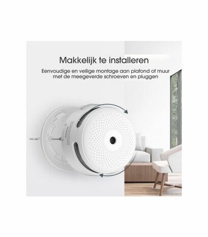 X-Sense XS01 - Rookmelder stand-alone - 5 Stuks - 10 jaar levensduur batterij insfeerbeeld