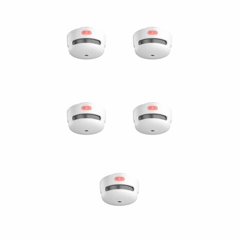 X-Sense XS01 - Rookmelder stand-alone - 5 Stuks - 10 jaar levensduur batterij vooraanzicht