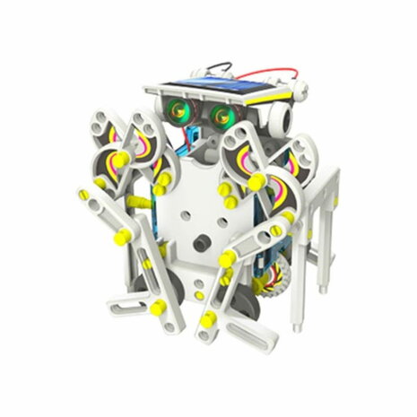 Robot bouwpakket 14 in 1 op Zonne-energie - voor Jongeren en Volwassenen - KSR13 Slighter