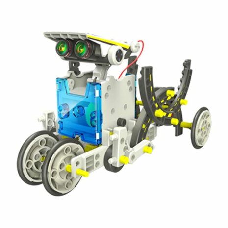 Robot bouwpakket 14 in 1 op Zonne-energie - voor Jongeren en Volwassenen - KSR13 rij bot
