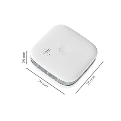 Rookmelder - Slimme Rookmelder - 3 stuks - Nedis WIFIDS21WT3 - Afmetingen