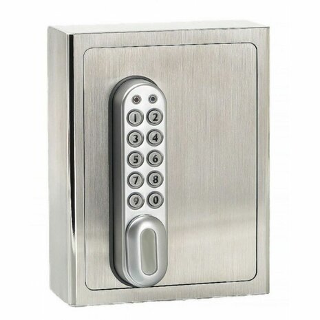 RVS sleutelkluis met codeslot - 179E keysafe
