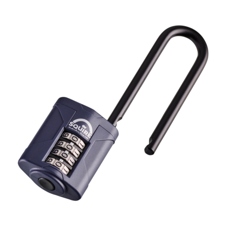 Squire CP50/2.5 Cijferslot Hangslot - 3 Stuks - Lange Beugel - Beugel open
