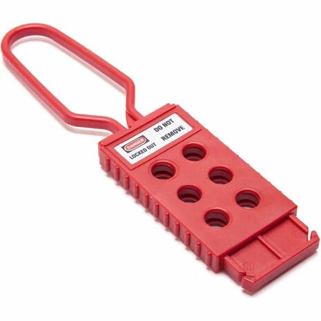 Lock-out - Slotvermeerderaar - Slotvergrendeling - Niet Geleidende Houder - Masterlock 428 vooraanzicht