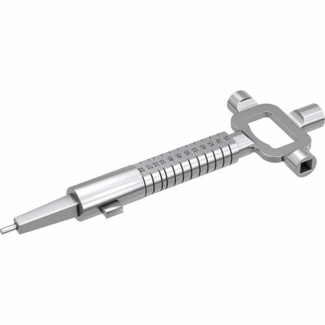 Basi Bouwsleutel 668N - sloten multitool schuinaanzicht