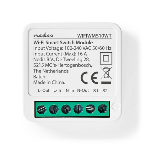 SmartLife schakelaar inbouw module - Slimme Wi-Fi Inbouwmodule - Schakelaar - WIFIWMS10WT