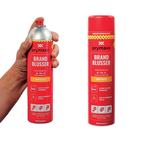 Prymaxx Spray Brandblusser - Voordeelset 3 stuks - Indoor & Outdoor - 5 Jaar Keuringsvrij - Sfeerimpressie