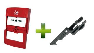 Breekglas voor handbrandmelder 10x en Reset sleutels 5x 