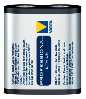 Varta lithium fotobatterij