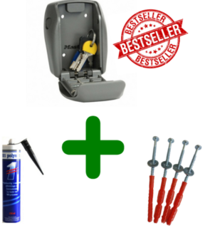 MasterLock 5415 sleutelkluisje + schroeven + Polymet kit, combi voordeel! MasterLock 5415 sleutelkluisje + schroeven + Polymet kit, combi voordeel!