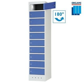 Orgami laptop en tabletlocker met stroomvoorziening