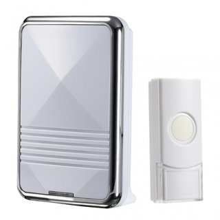 Draadloze witte deurbel met 36 melodieen, QH-823A Draadloze witte deurbel met 36 melodieen, QH-823A