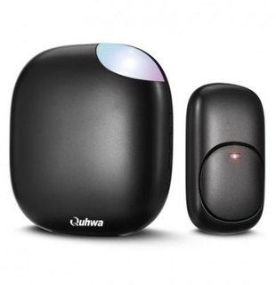 Draadloze zwarte deurbel - 36 melodieen - QH-860A